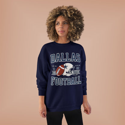 Dallas Football Unisex EcoSmart® Crewneck Sweatshirt, Perfect Gift for Sports Fans, Game Day Outfit, Christmas Gift, Fan Apparel