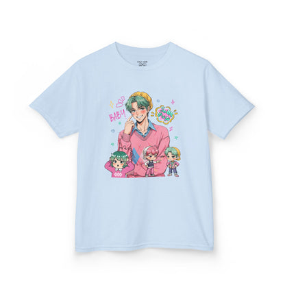 Kids Graphic Tee with Baby Saja, Baby Shirt, Cartoon T-Shirt, Anime Kids Tee, Gift for Children, Fun Everyday Wear