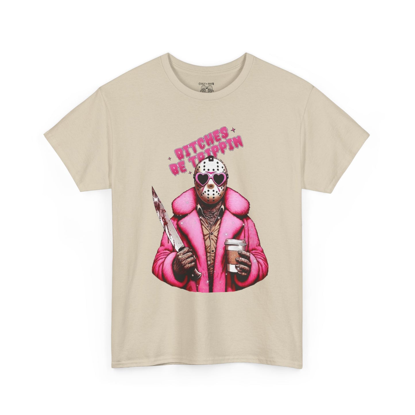 Retro Horror Graphic Tee, Unisex Cotton T-Shirt, Fun and Quirky Outfit, Halloween Costume Idea, Casual Wear for Horror Fans