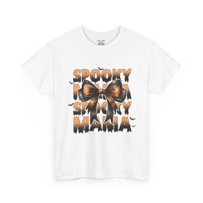 Spooky Season Unisex Heavy Cotton Tee, Halloween Shirt, Ghost Graphic Tee, Fall Fashion, Haunted House Tee