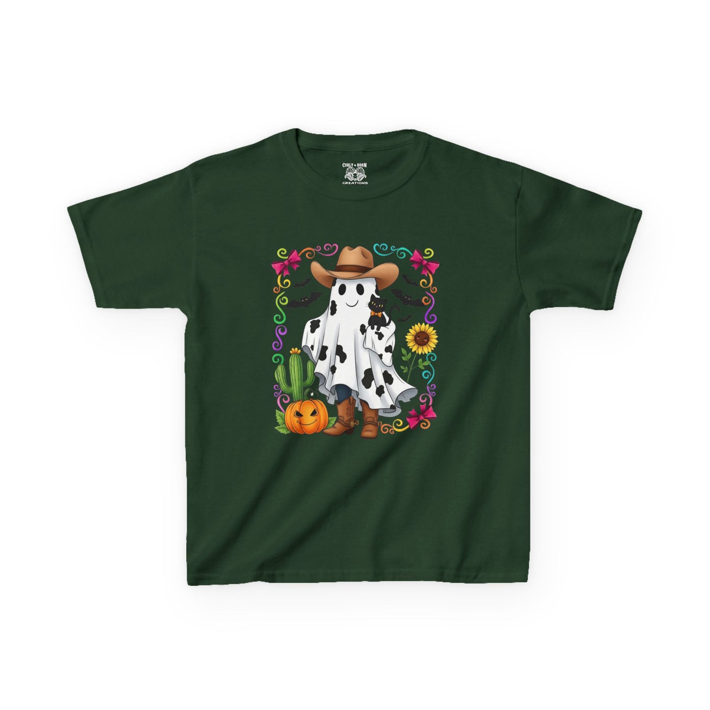 Ghost Halloween Kids Tee, Fun Halloween Shirt, Ghost Costume T-Shirt, Cute Fall Outfit, Kids Spooky Apparel