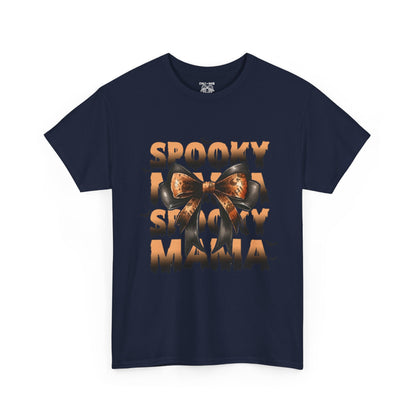 Spooky Season Unisex Heavy Cotton Tee, Halloween Shirt, Ghost Graphic Tee, Fall Fashion, Haunted House Tee