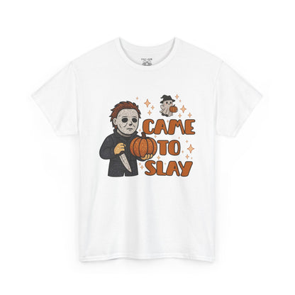 Came to Slay Unisex Tee, Halloween T-Shirt, Spooky Season Apparel, Trick-or-Treat Shirt, Horror Movie Merch, Fall Fashion