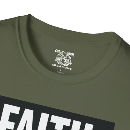 Faith Over Fear Inspirational T-Shirt, Unisex Tee, Spiritual Gift, Christian Apparel, Motivational Graphic Shirt