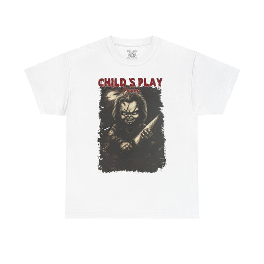 Child's Play Horror Tee, Unisex Cotton T-Shirt, Retro Movie Tee, Chucky Lover Gift, Halloween Costume Shirt, Horror Fan Apparel