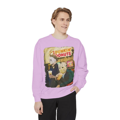 Funny Sweatshirt with Horror Movie Theme, Unisex Garment-Dyed Top, Perfect for Halloween, Gift for Movie Lovers, Cozy Casual Wear, [...]