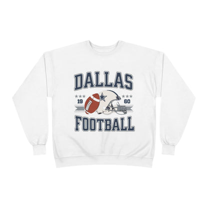 Dallas Football Unisex EcoSmart® Crewneck Sweatshirt, Perfect Gift for Sports Fans, Game Day Outfit, Christmas Gift, Fan Apparel