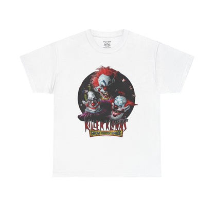 Creepy Clown Graphic Tee, Halloween Shirt, Horror Fan Gift, Unisex Spooky Clothing, Scary Movie Merch