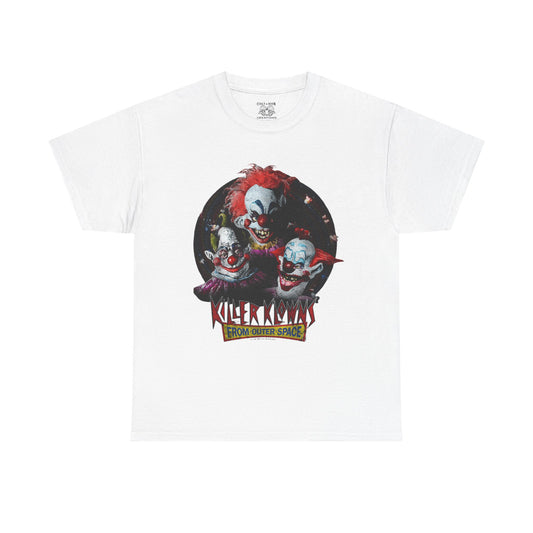 Creepy Clown Graphic Tee, Halloween Shirt, Horror Fan Gift, Unisex Spooky Clothing, Scary Movie Merch