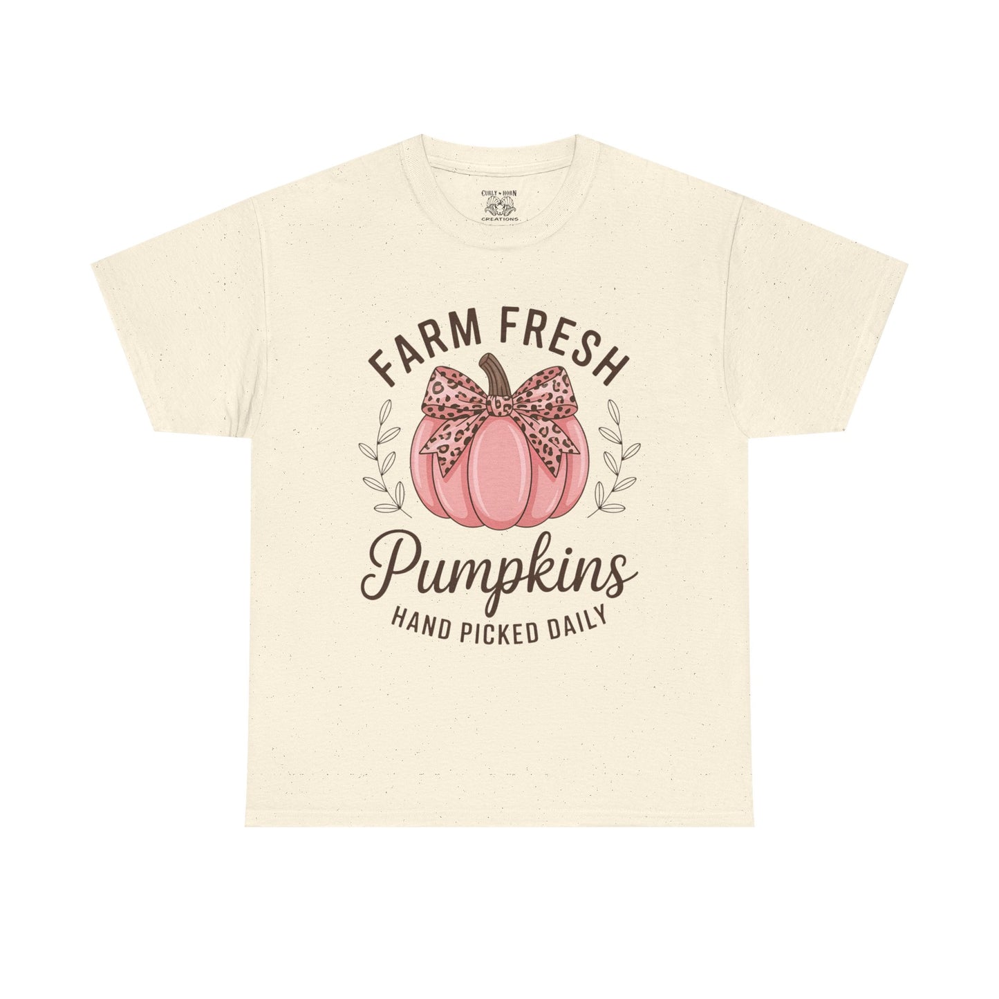Farm Fresh Pumpkins Unisex T-Shirt, Fall Apparel, Pumpkin Spice Shirt, Autumn Tee, Halloween Gift, Cozy Fall Clothing