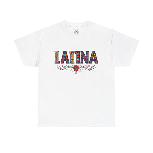 Latina Pride Tee | Unisex Heavy Cotton T-Shirt for Everyday Wear, Hispanic Heritage Month, Gifts
