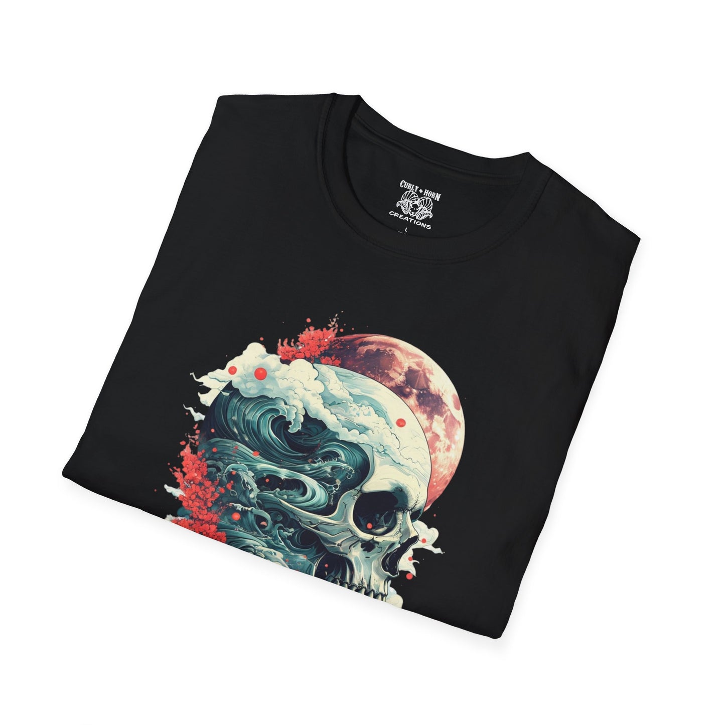 Gothic Skull Graphic T-Shirt, Casual Tee, Unisex Apparel, Streetwear, Halloween Clothing, Unique Gift