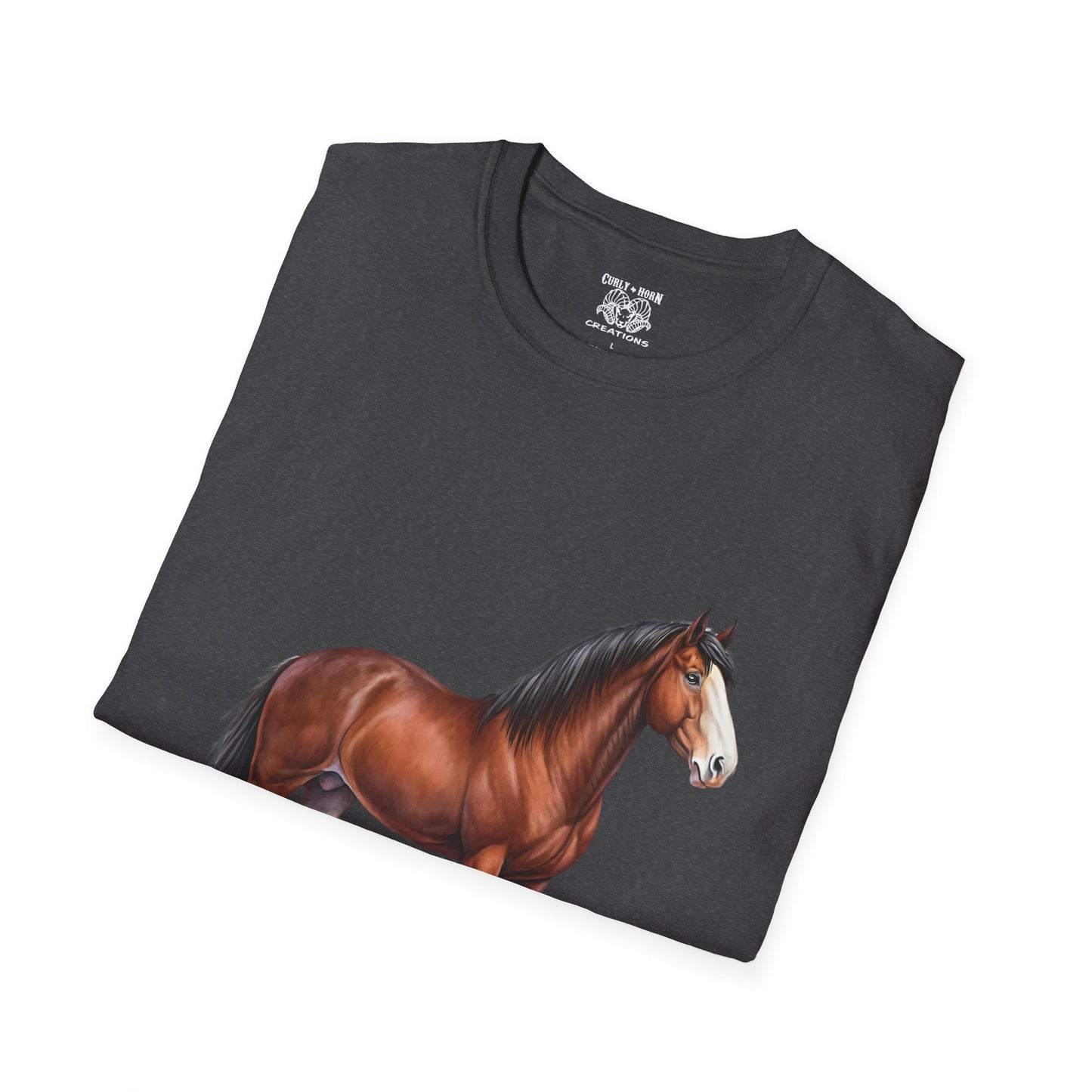 Horse Lover Unisex Softstyle T-Shirt | Casual Tee for Equestrian Enthusiasts | Perfect Gift for Birthdays, Horse Shows, or Just Because