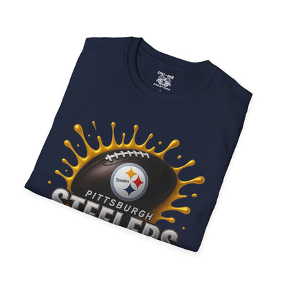 Pittsburgh Steelers Unisex Softstyle T-Shirt, NFL Tee, Game Day Apparel, Sports Fan Shirt, Football Gift, Casual Wear