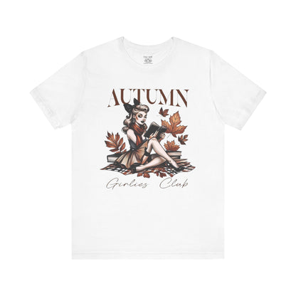 Autumn Girls Club Tee, Cozy Fall Fashion, Graphic T-Shirt