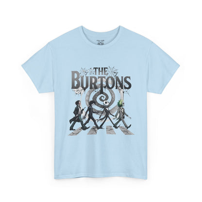 The Burtons Unisex Heavy Cotton Tee - Perfect for Halloween, Movie Lovers, Casual Wear, Gifts, and Everyday Style