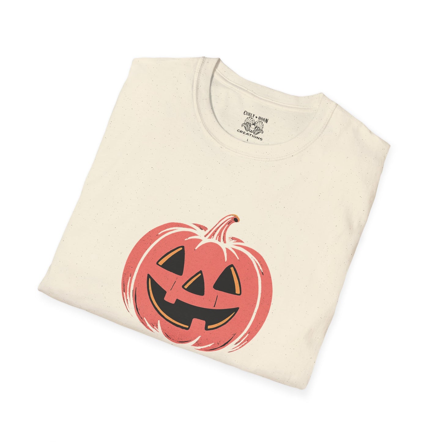 Halloween Awareness T-Shirt | In October We Wear Pink | Unisex Softstyle Tee for Breast Cancer Awareness, Holiday Gift, Spooky Season