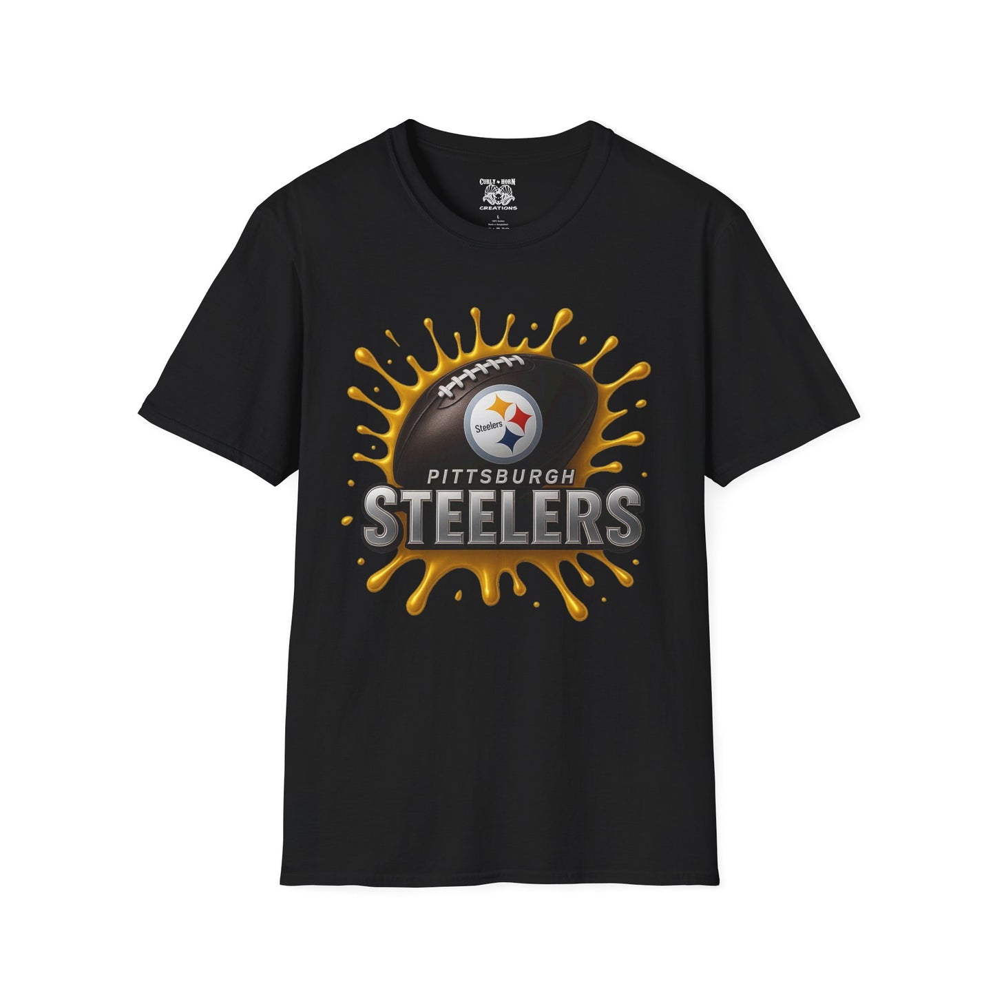 Pittsburgh Steelers Unisex Softstyle T-Shirt, NFL Tee, Game Day Apparel, Sports Fan Shirt, Football Gift, Casual Wear