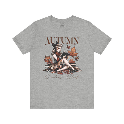 Autumn Girls Club Tee, Cozy Fall Fashion, Graphic T-Shirt