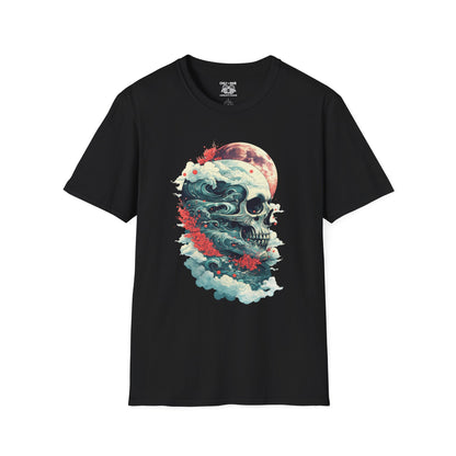 Gothic Skull Graphic T-Shirt, Casual Tee, Unisex Apparel, Streetwear, Halloween Clothing, Unique Gift