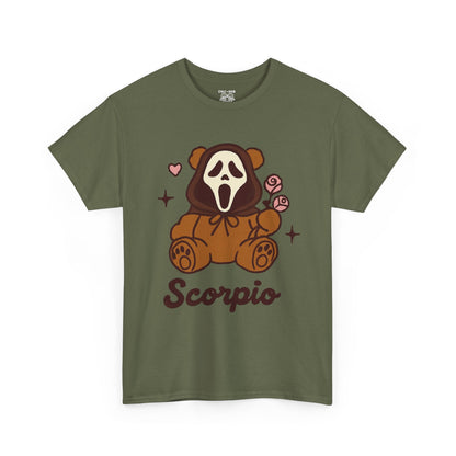 Scorpio Ghost Bear T-Shirt | Unisex Heavy Cotton Tee, Cute Gift for Scorpio, Halloween Shirt, Casual Wear, Graphic Tee, Unique [...]