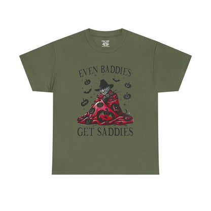 Spooky Halloween Tee, Fall Festival Shirt, Unisex Cotton T-Shirt, Pumpkin Vibes, Gift for Baddies, Halloween Costume Top