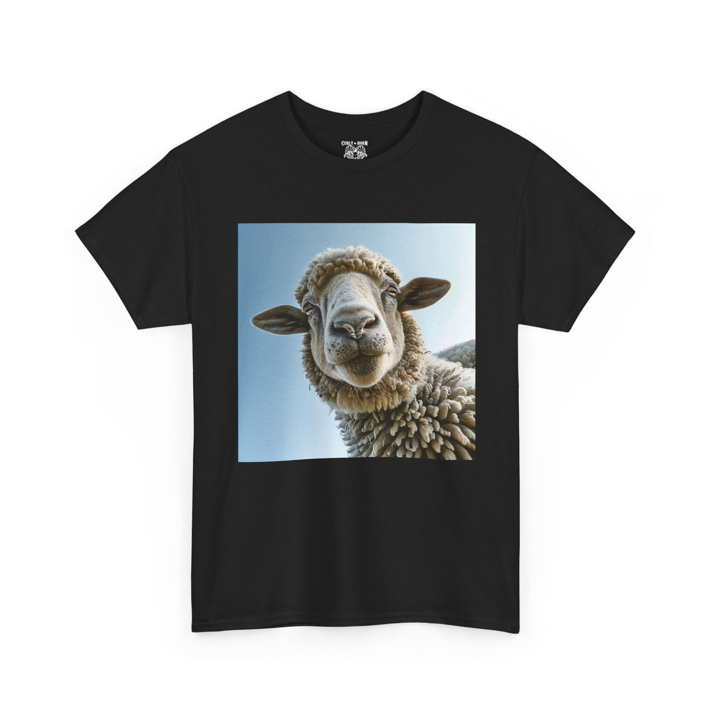 Sheep Graphic Tee, Unisex Cotton T-Shirt for Animal Lovers, Casual Wear, Gift for Pet Owners, Sheep Lovers Tee