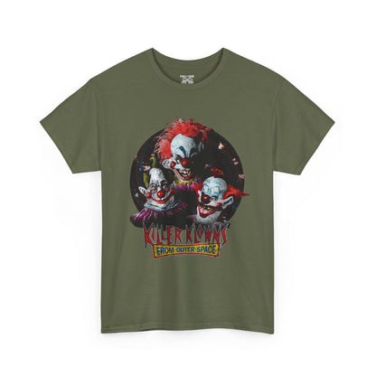 Creepy Clown Graphic Tee, Halloween Shirt, Horror Fan Gift, Unisex Spooky Clothing, Scary Movie Merch