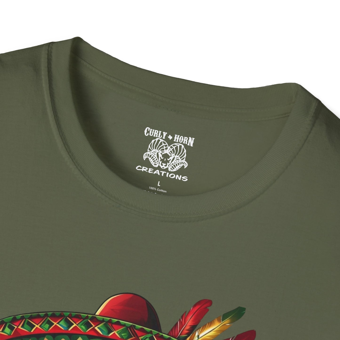 Mexican Woman Design Unisex T-Shirt, Celebrate Mexican Culture, Great for Festivals, Cinco de Mayo, Gift for Her