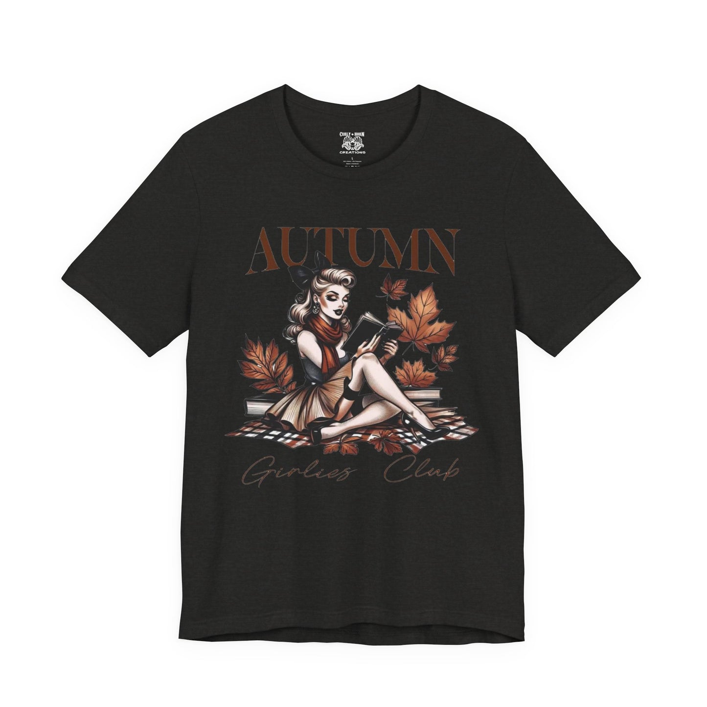 Autumn Girls Club Tee, Cozy Fall Fashion, Graphic T-Shirt