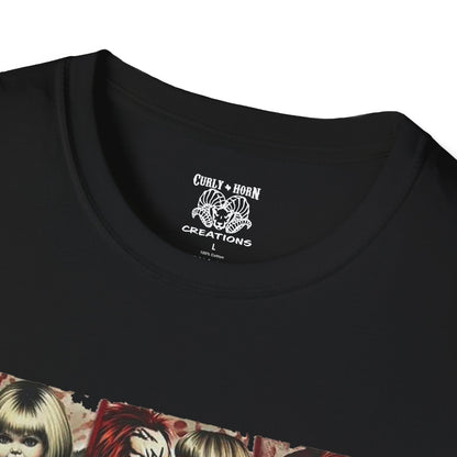 Chucky Horror Movie T-Shirt, Unisex Graphic Tee, Halloween Costume Shirt, Horror Fan Apparel, Chucky Merchandise, Gift for Horror Lovers
