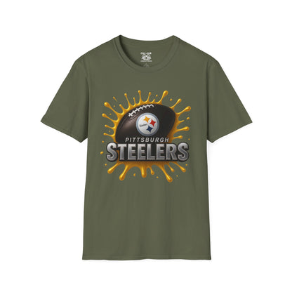 Pittsburgh Steelers Unisex Softstyle T-Shirt, NFL Tee, Game Day Apparel, Sports Fan Shirt, Football Gift, Casual Wear