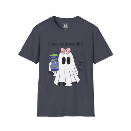 Spookily Brew-tiful Ghost T-Shirt