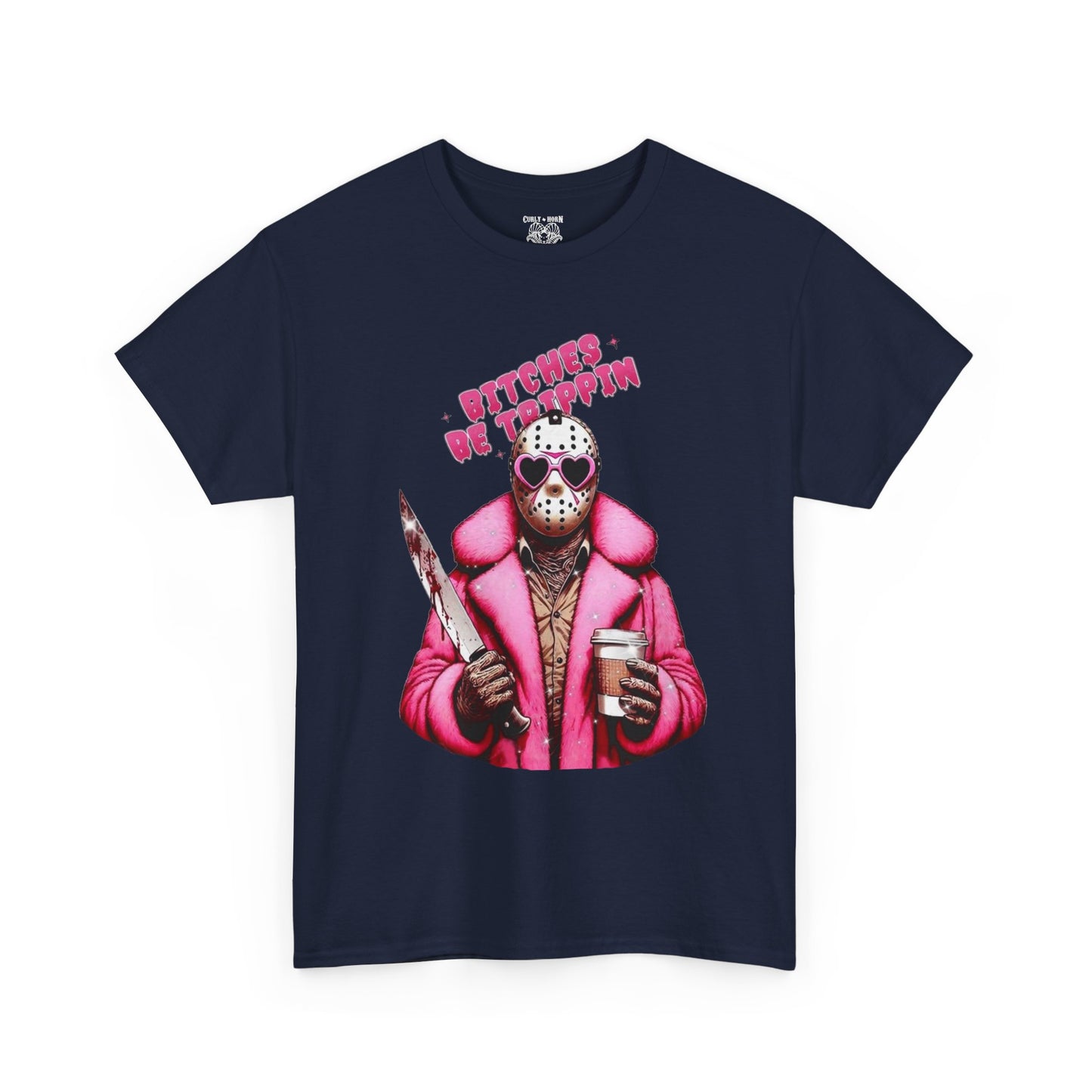 Retro Horror Graphic Tee, Unisex Cotton T-Shirt, Fun and Quirky Outfit, Halloween Costume Idea, Casual Wear for Horror Fans