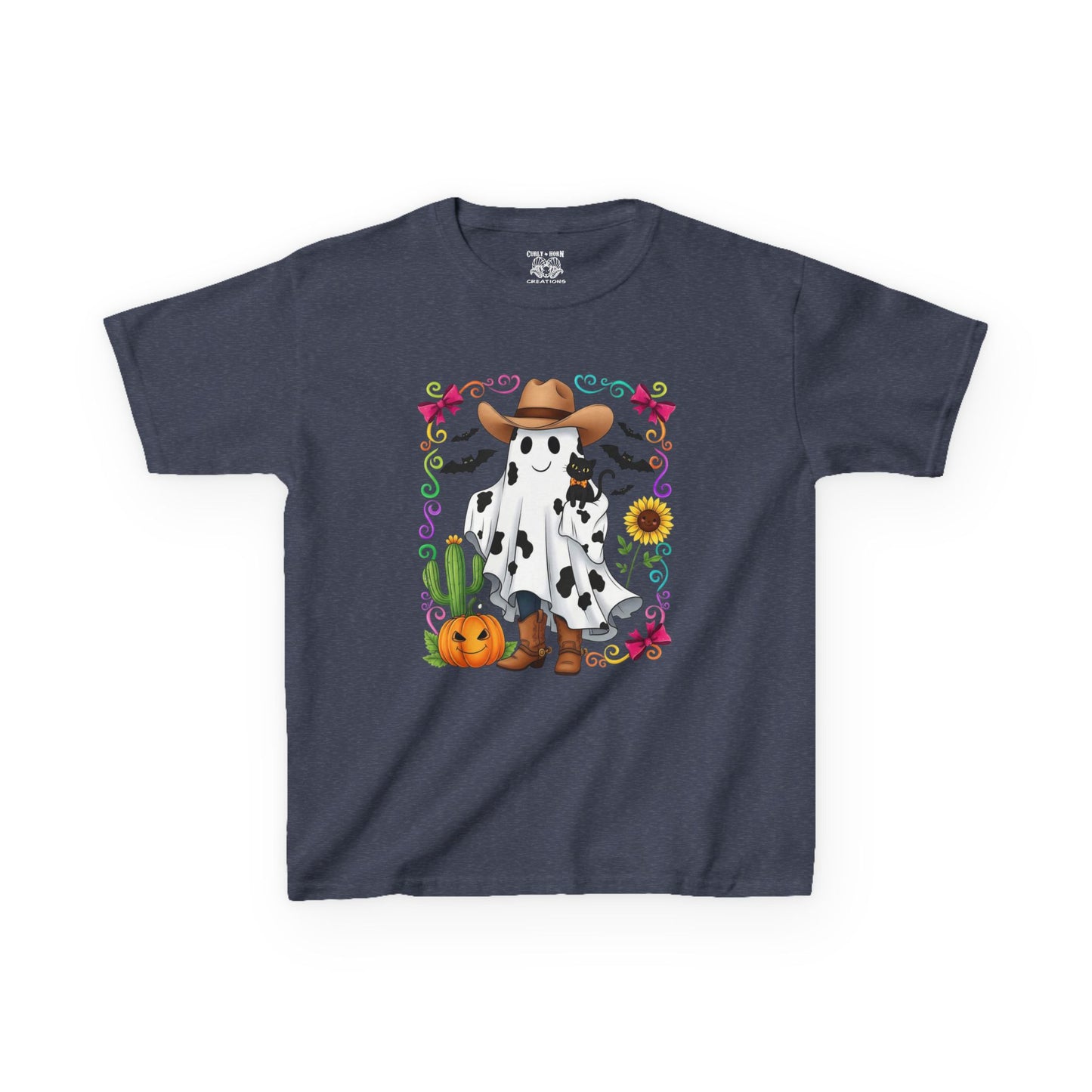 Ghost Halloween Kids Tee, Fun Halloween Shirt, Ghost Costume T-Shirt, Cute Fall Outfit, Kids Spooky Apparel