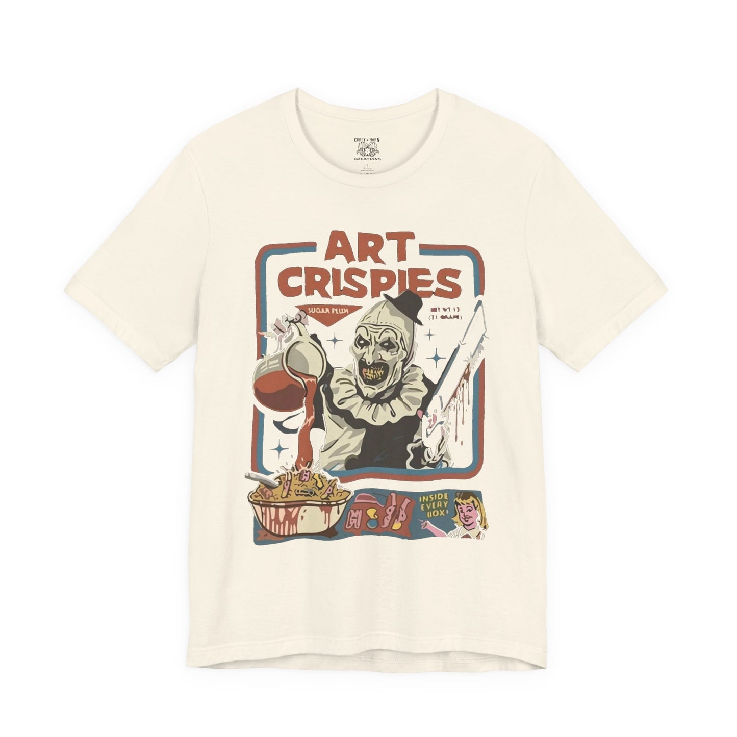 Art Crispies Unisex Tee - Fun Graphic Shirt, Gift for Art Lovers, Casual Wear, Halloween Costume, Unique Apparel