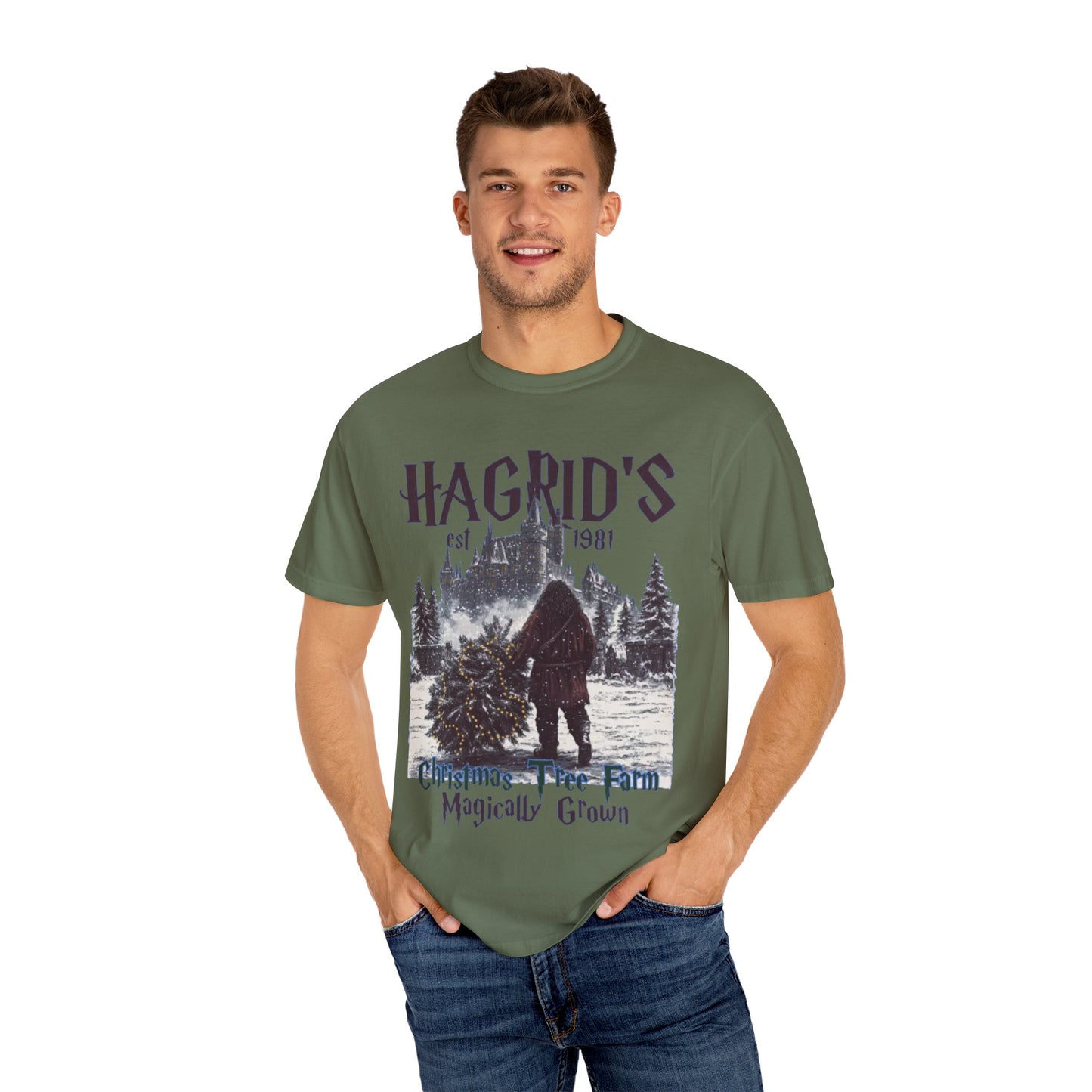 Hagrid's Christmas Tree Farm T-Shirt, Cozy Holiday Tee, Unique Gift for Tree Lovers, Unisex Shirt for Winter Celebrations, Perfect for [...]