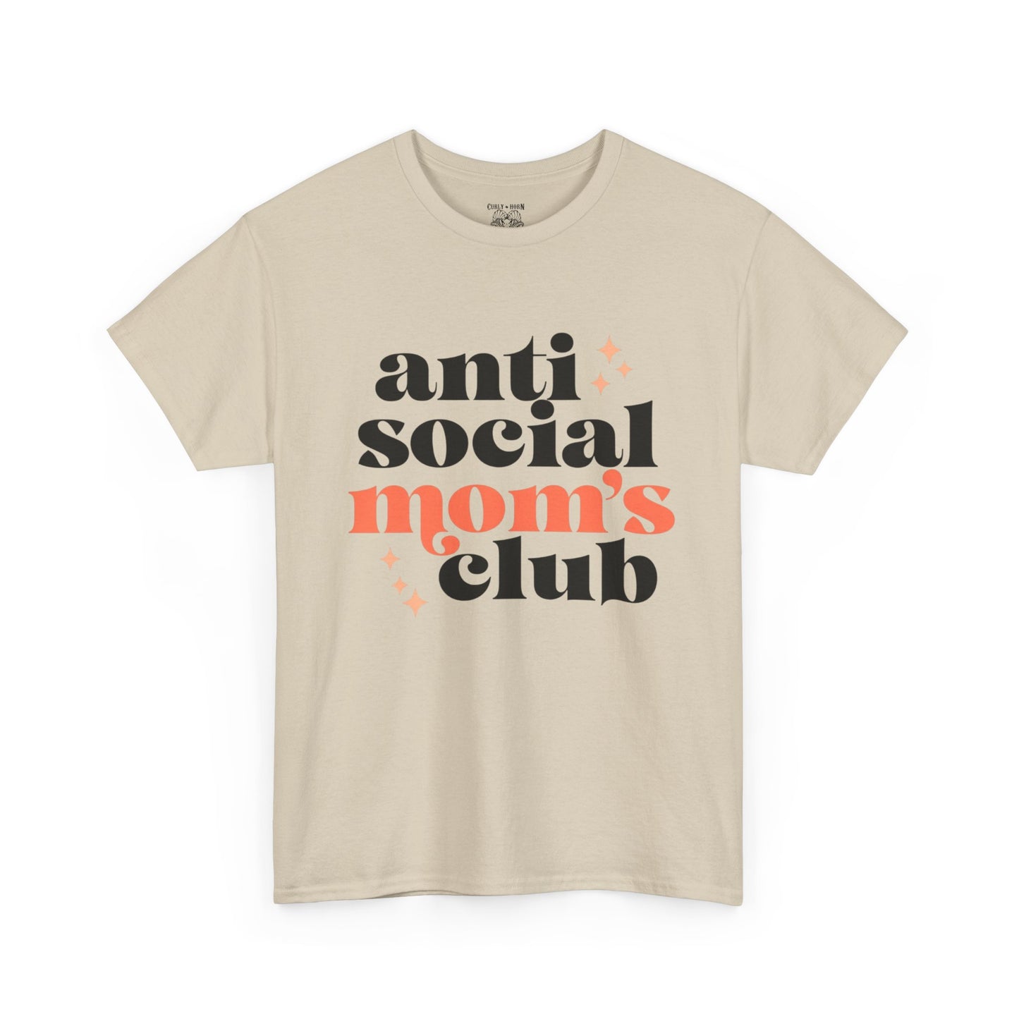 Anti-Social Moms Club Tee - Trendy Unisex Heavy Cotton Shirt for Moms, Perfect Gift for Mother's Day, Casual Wear, Funny Mom Shirt, [...]