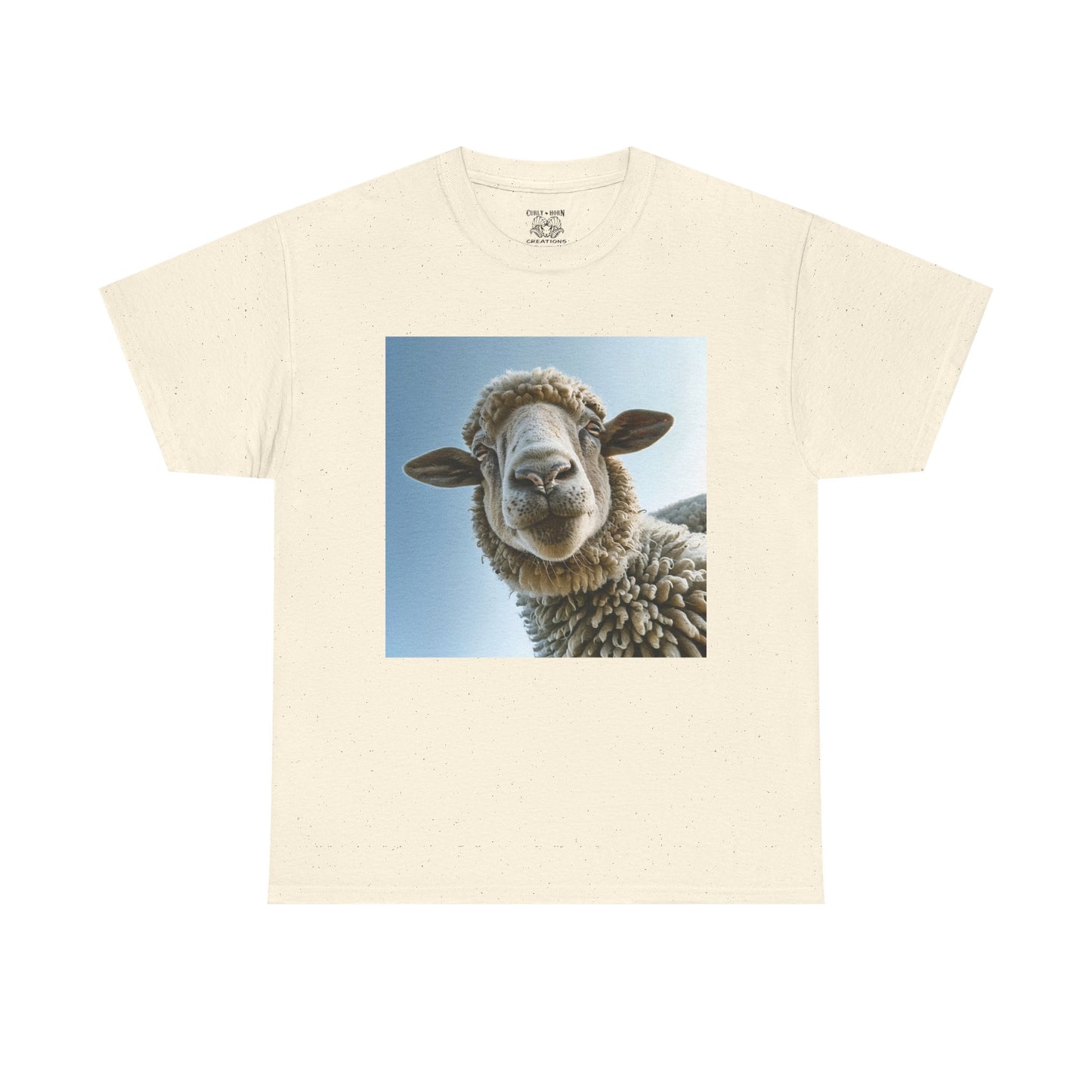 Sheep Graphic Tee, Unisex Cotton T-Shirt for Animal Lovers, Casual Wear, Gift for Pet Owners, Sheep Lovers Tee