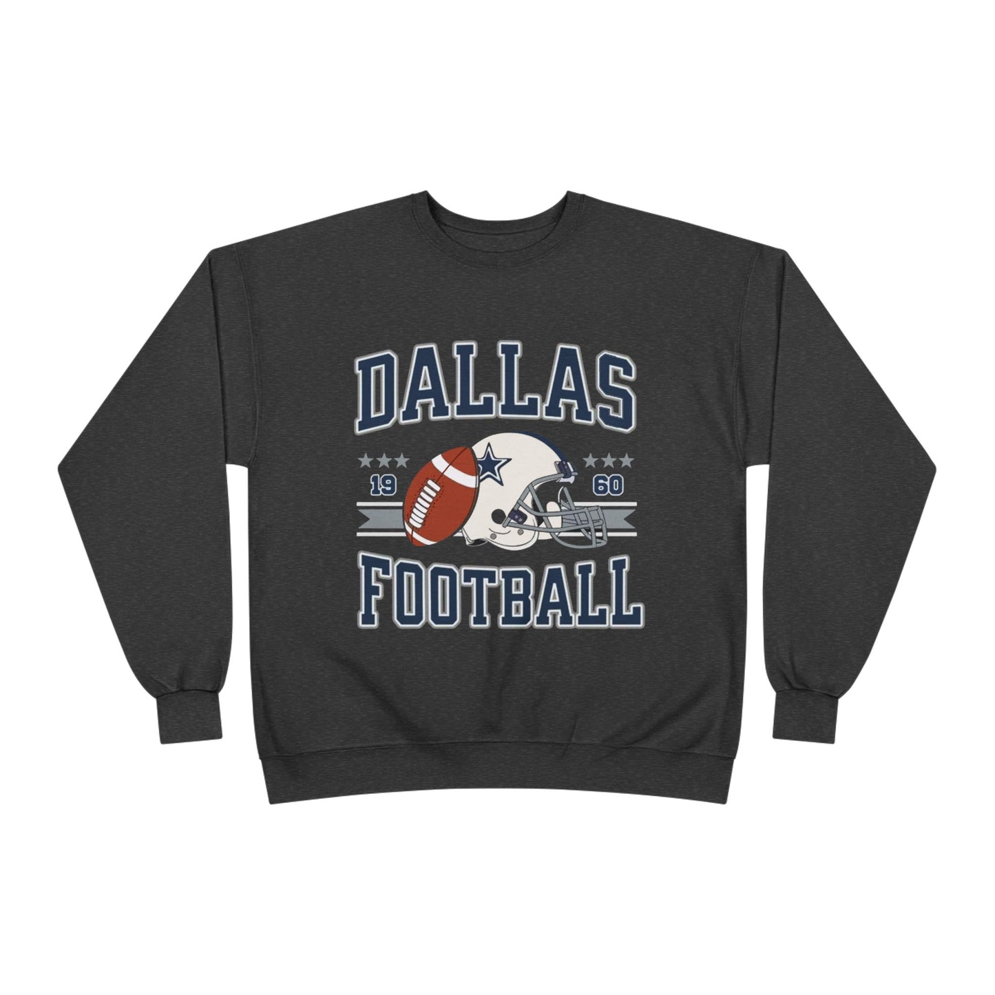 Dallas Football Unisex EcoSmart® Crewneck Sweatshirt, Perfect Gift for Sports Fans, Game Day Outfit, Christmas Gift, Fan Apparel