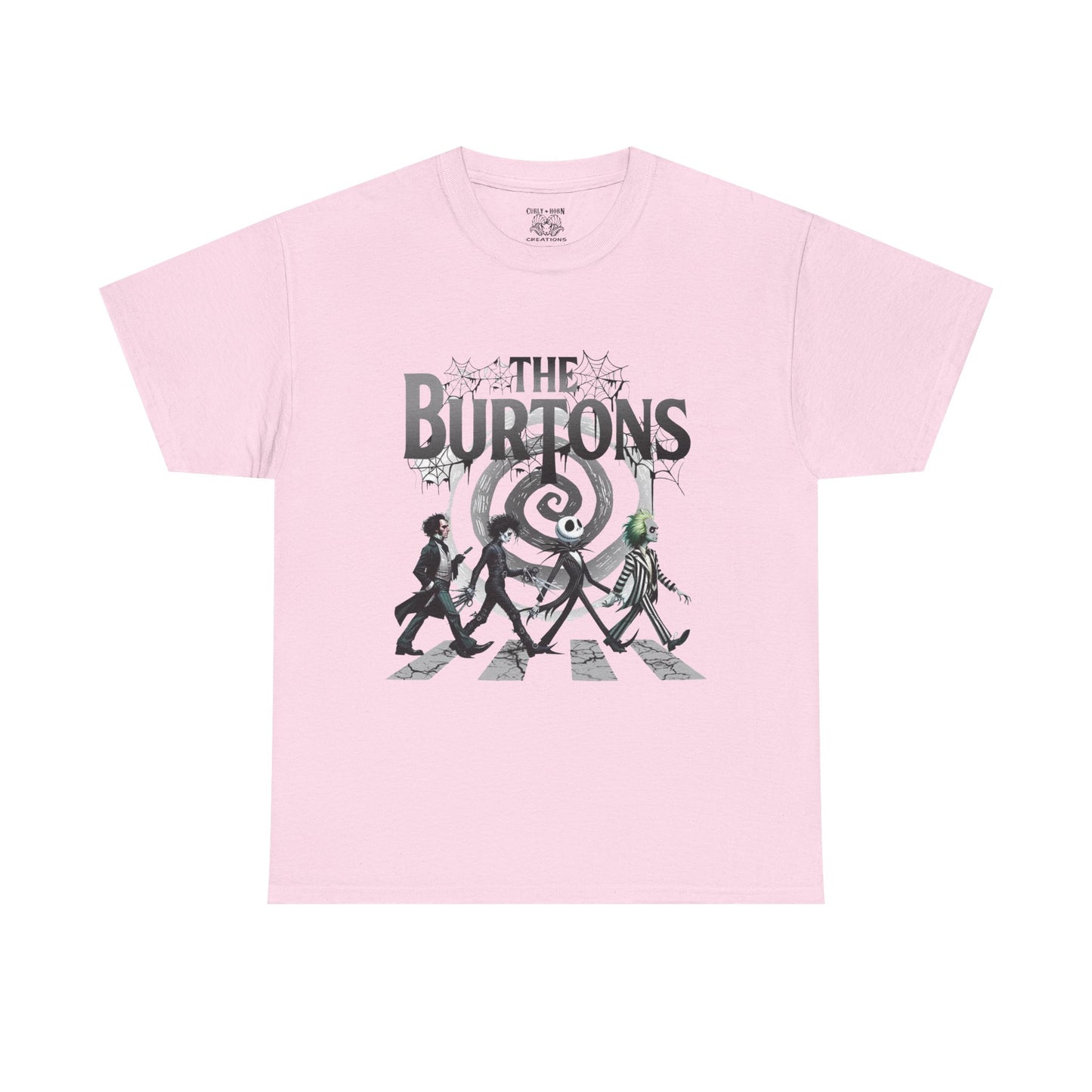 The Burtons Unisex Heavy Cotton Tee - Perfect for Halloween, Movie Lovers, Casual Wear, Gifts, and Everyday Style