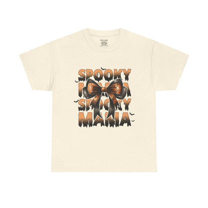 Spooky Season Unisex Heavy Cotton Tee, Halloween Shirt, Ghost Graphic Tee, Fall Fashion, Haunted House Tee
