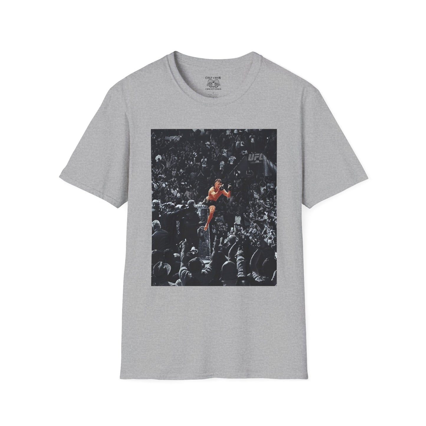 Retro MMA Sports Fan Unisex Softstyle T-Shirt, Graphic Tee, Casual Wear, Gift for Him/Her, Birthday, Sports Events, Music Festivals