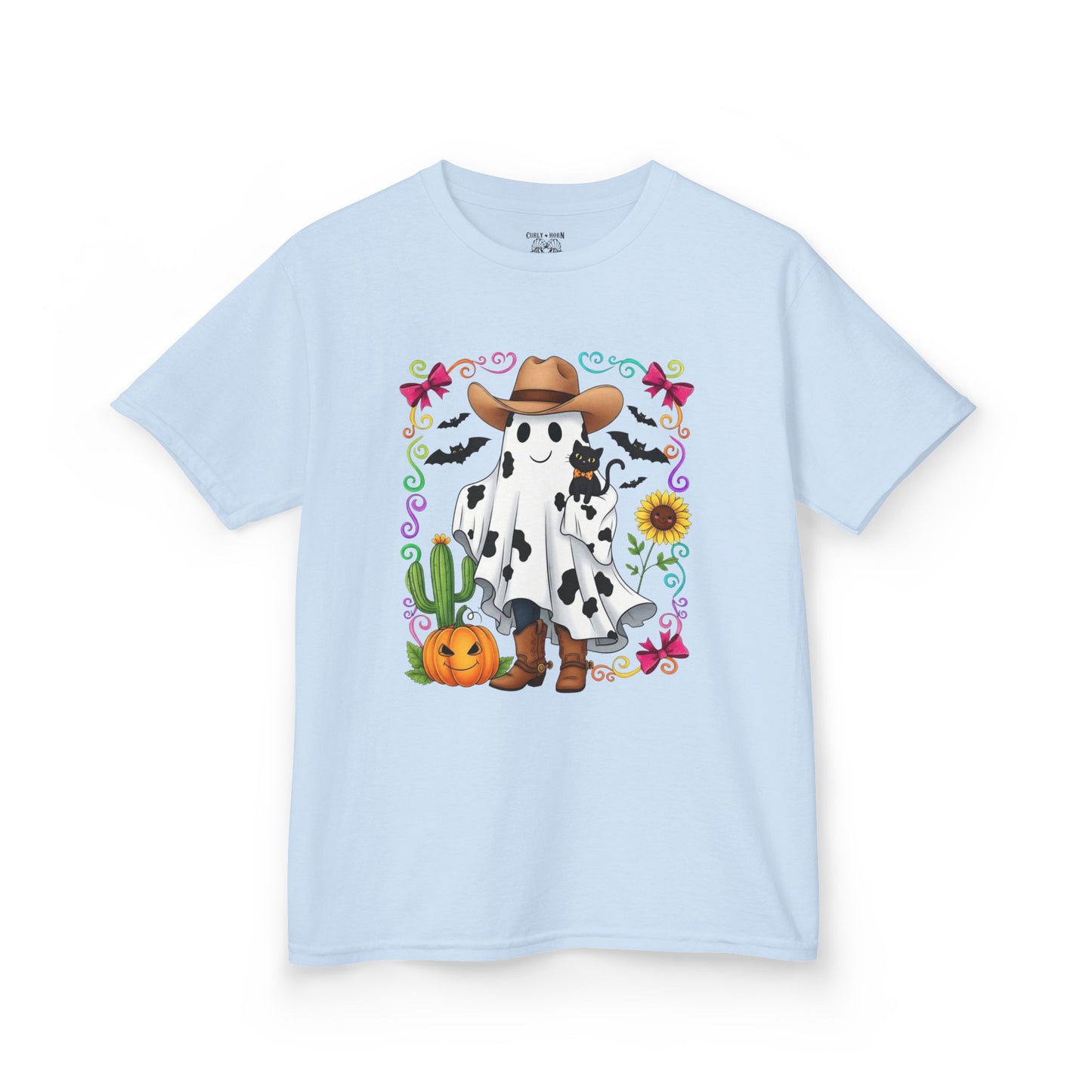 Ghost Halloween Kids Tee, Fun Halloween Shirt, Ghost Costume T-Shirt, Cute Fall Outfit, Kids Spooky Apparel