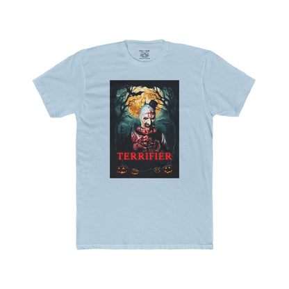 Terrifier Unisex Cotton Crew Tee, Horror Movie T-Shirt, Halloween Apparel, Graphic Tee for Fans, Spooky Gift Idea