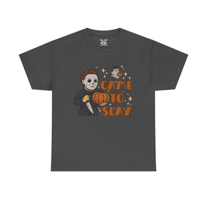 Came to Slay Unisex Tee, Halloween T-Shirt, Spooky Season Apparel, Trick-or-Treat Shirt, Horror Movie Merch, Fall Fashion