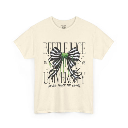 Beetlejuice University Tee, Fun Graphic