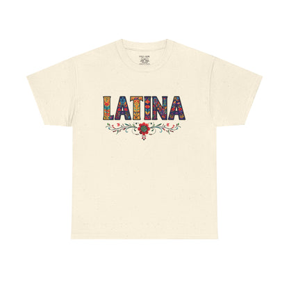 Latina Pride Tee | Unisex Heavy Cotton T-Shirt for Everyday Wear, Hispanic Heritage Month, Gifts