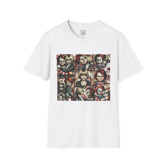 Chucky Horror Movie T-Shirt, Unisex Graphic Tee, Halloween Costume Shirt, Horror Fan Apparel, Chucky Merchandise, Gift for Horror Lovers