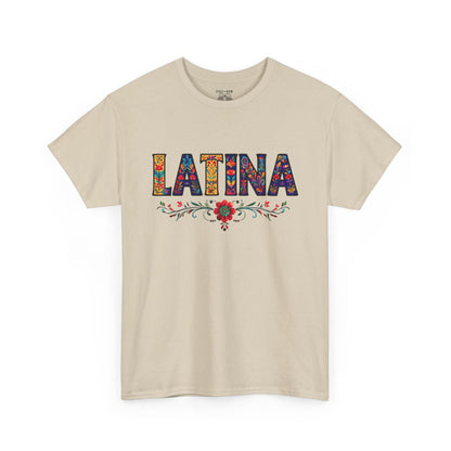 Latina Pride Tee | Unisex Heavy Cotton T-Shirt for Everyday Wear, Hispanic Heritage Month, Gifts